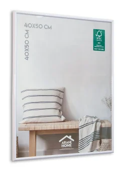 Cadre plastique gallery Ariane Home blanc l.40 x H.50 cm* Cadre 40 X 50 Cm