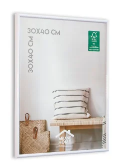 Cadre plastique gallery Ariane Home blanc l.30 x H.40 cm* Cadre 30 X 40 Cm - A3