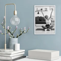 Cadre plastique gallery Ariane Home blanc l.21 x H.29cm* Cadre 21 X 29,7 Cm - A4|Cadre