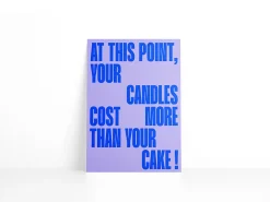 Sale Piece & Love Carte de voeux - candles