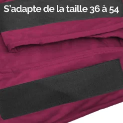 Vivezen Chauffe mains, manchon chauffant 32 x 22 cm avec ceinture réglable - Bleu -* Bouillotte