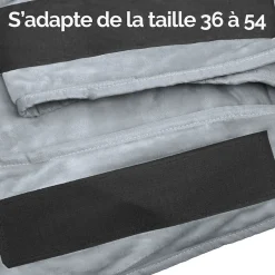 Discount Vivezen Chauffe mains, manchon chauffant 32 x 22 cm avec ceinture réglable - Bleu -
