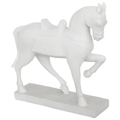 Atmosphera Créateur D'Intérieur Cheval Little cottage H.35cm résine - Atmosphera* Statue Décorative