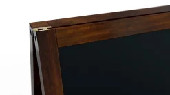 Outlet ALLboards Chevalet Stop Trottoir avec Cadre en Bois Laqué 100x49,5cm, Chevalet Publicitaire