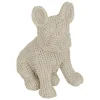 Atmosphera Créateur D'Intérieur Chien déco Eden H.10cm assorti - Blanc- Atmosphera* Statue Décorative