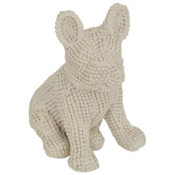 Atmosphera Créateur D'Intérieur Chien déco Eden H.10cm assorti - Blanc- Atmosphera* Statue Décorative