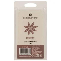 Atmosphera Créateur D'Intérieur Cire parfumée Laura ivoire L5,5xp2xH10,2cm - Atmosphera
