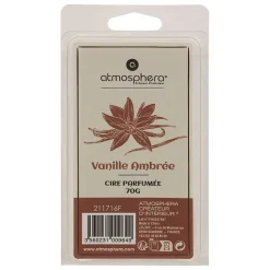 Atmosphera Créateur D'Intérieur Cire parfumée Laura vert cèdre L5,5xp2xH10,2cm - Atmosphera* Bougie Et Senteur