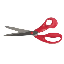 Ciseaux en acier inoxydable rouge 25 cm* Outils Du Tapissier