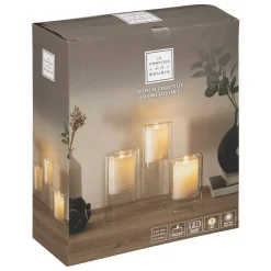 Atmosphera Créateur D'Intérieur Coffret 3 bougies LED - Atmosphera* Bougie Et Senteur