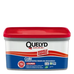 Sale Quelyd Colle pour revêtements lisses de rénovations lourds (jusqu'à 750g/m²) pâte 5kg