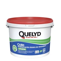 Bostik Colle pour revêtements lisses de rénovations légers (jusqu'à 200g/m²) Quelyd pâte 10kg* Colle Papier Peint
