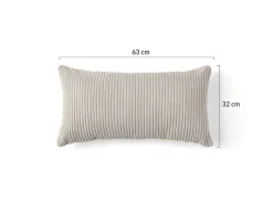 Best Lisa Design Colombine - coussin - en velours côtelé - 32x63 cm -