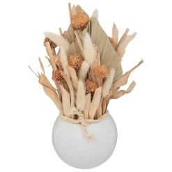 Atmosphera Créateur D'Intérieur Composition fleurs séchées Sea view - céramique - H25 cm - Atmosphera* Fleur Séchée