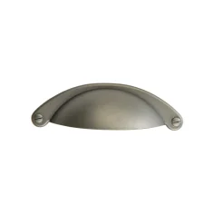 Niubo Coquille en Zamak finition bronze champagne, dimensions: 103x30x24mm inserts: 64mm-* Poignée De Meuble