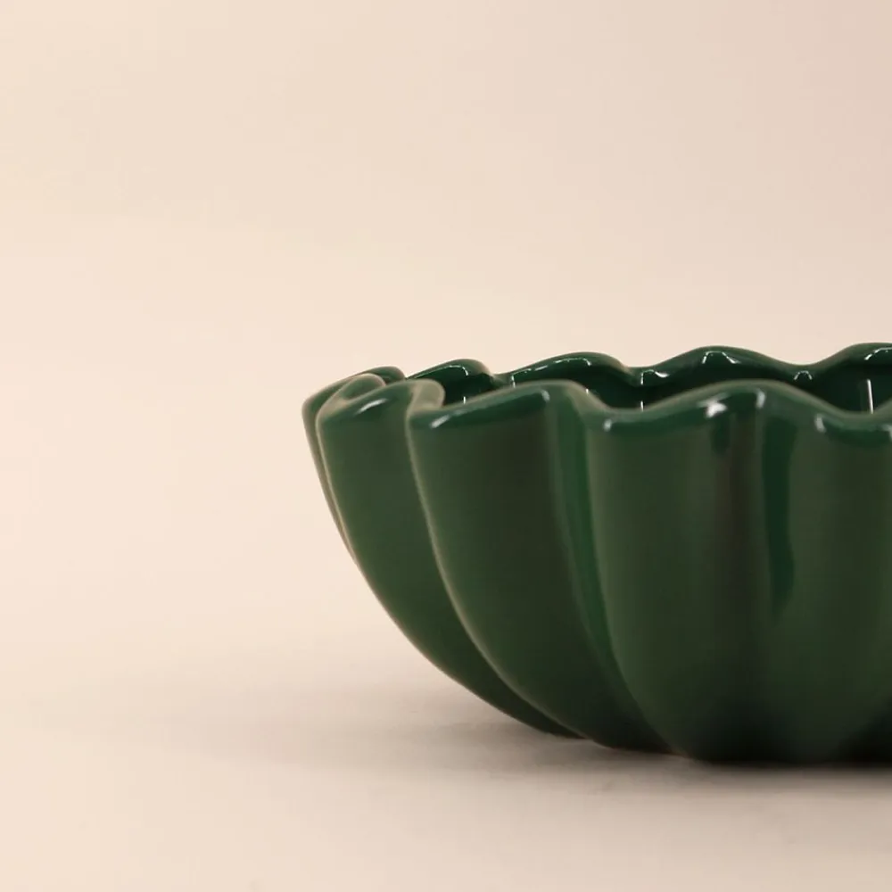 New Ornami Coupe en céramique alvéolée 24cm