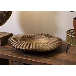 Outlet Mauro Ferretti Coupe ronde en teck Geris 35x7 cm