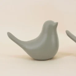 Sale Ornami Couple de 2 oiseaux céramique 11x8cm