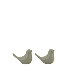 Sale Ornami Couple de 2 oiseaux céramique 11x8cm
