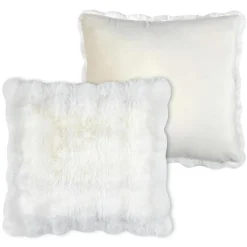 Lovely Casa Coussin - Nebraska - écru - 45 x 45 cm - Déhoussable - Polyester* Coussin Pour Canapé