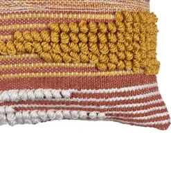 Deko & Co Coussin carré macramé terracotta L.45 x l.45 cm* Coussin