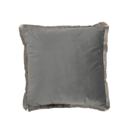 J-Line Coussin carré en polyester gris 42x42cm* Coussin Pour Canapé