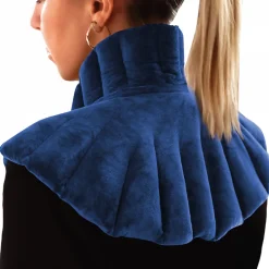 Vivezen Coussin chauffant, tour de cou pour épaules et nuque - Bleu -* Bouillotte|Plaid