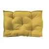 New Ornami Coussin câle reins déperlant uni jaune ocre L.60 x l.10 x ep.40cm