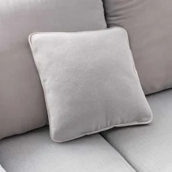 Linder Coussin d'ameublement à chevrons (45x45 cm - Beige)* Coussin Pour Canapé