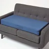 Homescapes Coussin d'assise déhoussable pour canapé 2 places en coton, bleu marine -* Coussin Pour Canapé