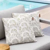 Sale Hespéride Coussin déco d'extérieur Fylie palmier & camel 40x40cm en polyester -