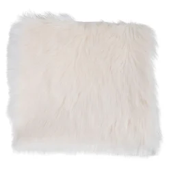 House Nordic Coussin de siège en peau d'agneau artificielle ivoire 40 x 40 cm* Galette De Chaise