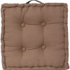 Clearance Atmosphera Coussin de sol - 40 x 40 cm Taupe