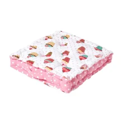 Homescapes Coussin de sol - cupcakes - 50 x 50 cm -* Coussin De Sol