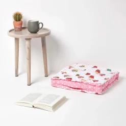 Homescapes Coussin de sol - cupcakes - 50 x 50 cm -* Coussin De Sol