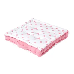 Homescapes Coussin de sol - cœur rose - 40 x 40 cm -* Coussin De Sol