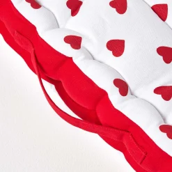 Homescapes Coussin de sol - cœur rouge - 50 x 50 cm -* Coussin De Sol