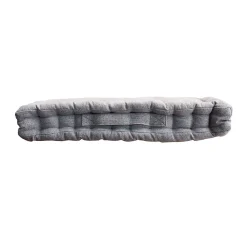 Home Maison Coussin de sol en coton recyclé (40x40 cm - Gris clair)* Coussin De Sol