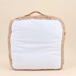 Ornami Coussin de sol en tissu et jute 40x40cm* Coussin De Sol