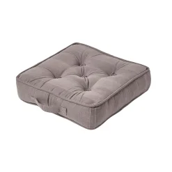 Homescapes Coussin de sol gris - rajput tissé main -* Coussin De Sol