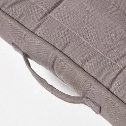 Homescapes Coussin de sol gris - rajput tissé main -* Coussin De Sol