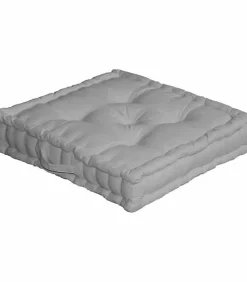 Discount Home Style France Coussin de sol gris - 50x50cm - Gris