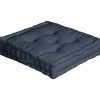 Home Style France Coussin de sol gris anthracite - 50x50cm - Gris anthracite