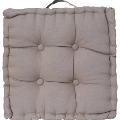 Atmosphera Créateur D'Intérieur Coussin de sol gris 40x40 cm - Atmosphera