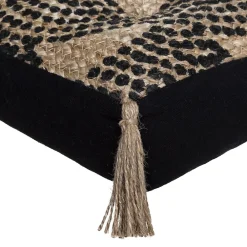 Atmosphera Coussin de sol Mandala (38x38 cm - Noir)* Coussin De Sol