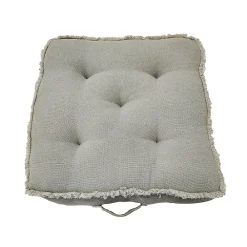 Ornami Coussin de sol L.65 x l.65 cm natte gris* Coussin De Sol