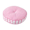 Homescapes Coussin de sol rond pour enfants rose et blanc à  pois 43 cm -* Coussin De Sol