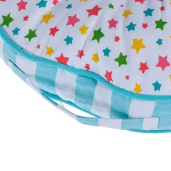 New Homescapes Coussin de sol rond pour enfants multicolore à  motif étoiless 43 cm -