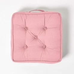 Homescapes Coussin de sol rose - rajput - 40 x 40 cm -* Coussin De Sol