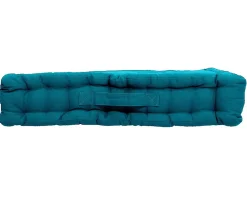 New Eden Coussin de sol uni en coton Panama